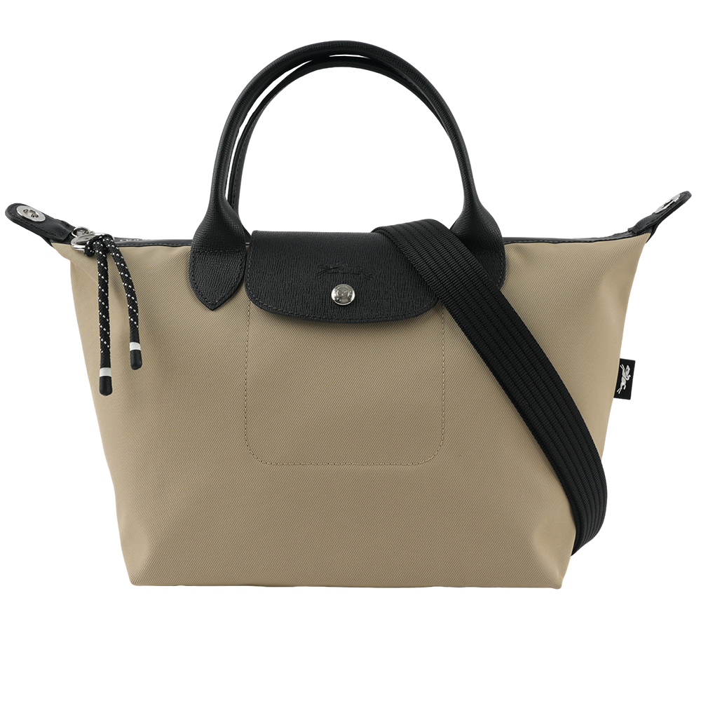 LONGCHAMP S號 LE PLIAGE ENERGY 再生帆布二用包(土褐色), , large