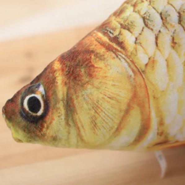 【寵愛生活本舖】送貓草！仿真絨毛貓薄荷玩具魚 貓咪玩具 貓草包 貓草玩具 寵物絨毛玩具 魚玩具 抱枕 逗貓 鯽魚 可拆洗, , large