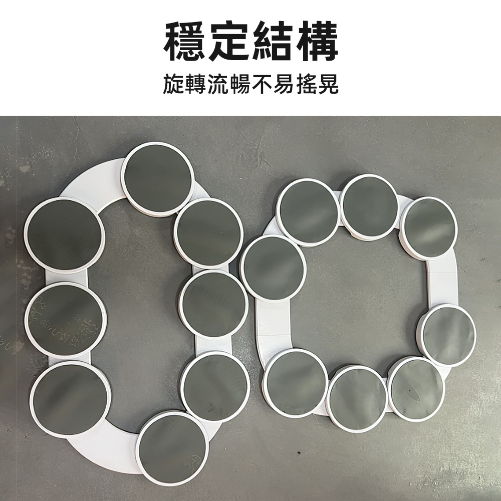 【上手家居】迴轉餐桌 白色6盤(菜盤/餐桌轉盤/旋轉餐盤/旋轉盤/旋轉菜盤), , large