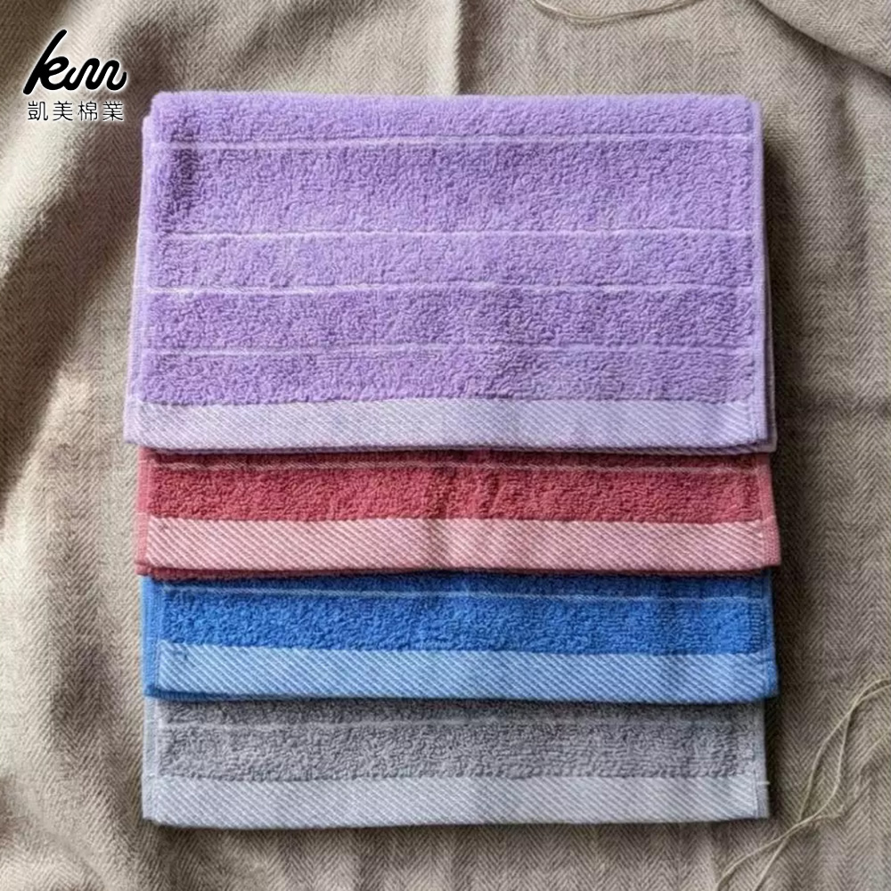 [Kaimei Cotton] 10 randomly selected MIT made in Taiwan 16 taels pure cotton silky white line children's scarf, , large