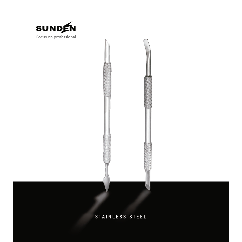 【SUNDEN】極 專業卸甲修皮推刀 死皮推 修死皮工具雙頭  美甲用品 美甲死皮  死皮推 護理死皮, , large