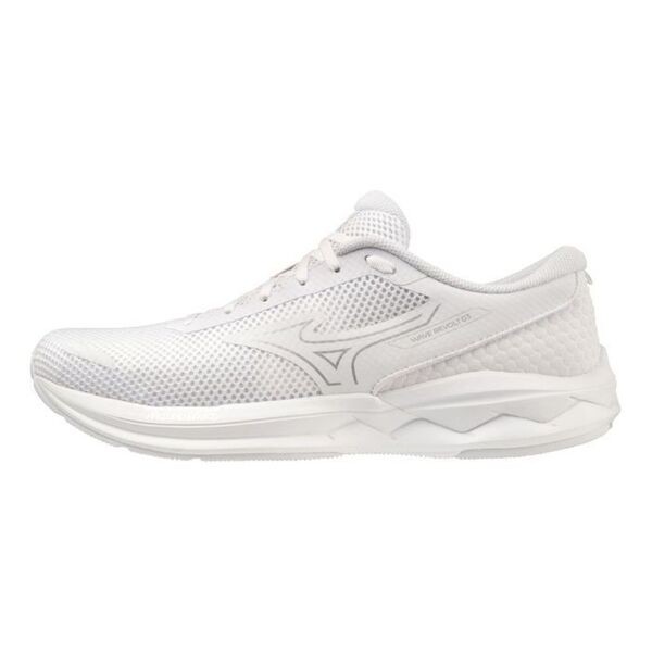 Mizuno Wave Revolt 3 男女 男 慢跑鞋 運動 休閒 緩衝 美津濃 白銀 [J1GC231451], , large