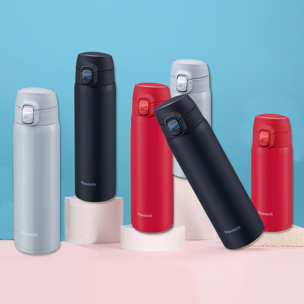 【日本孔雀Peacock】316不鏽鋼 輕量隨行 彈蓋直飲 保冷保溫杯550ML-任選色, , large