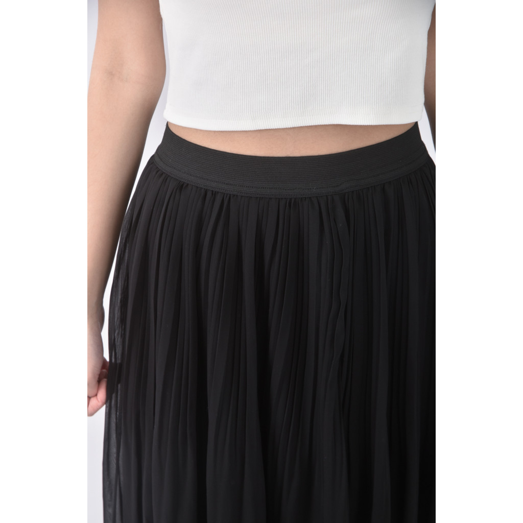 (M) 素面黑色長裙二手衣, , large