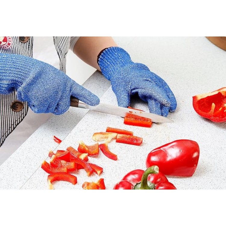 蓋瑞廚物【SANELLI AntikCut 食品級防切手套 達最高防切規格 等級5級 】 防割手套 防切手套 歐洲製, , large