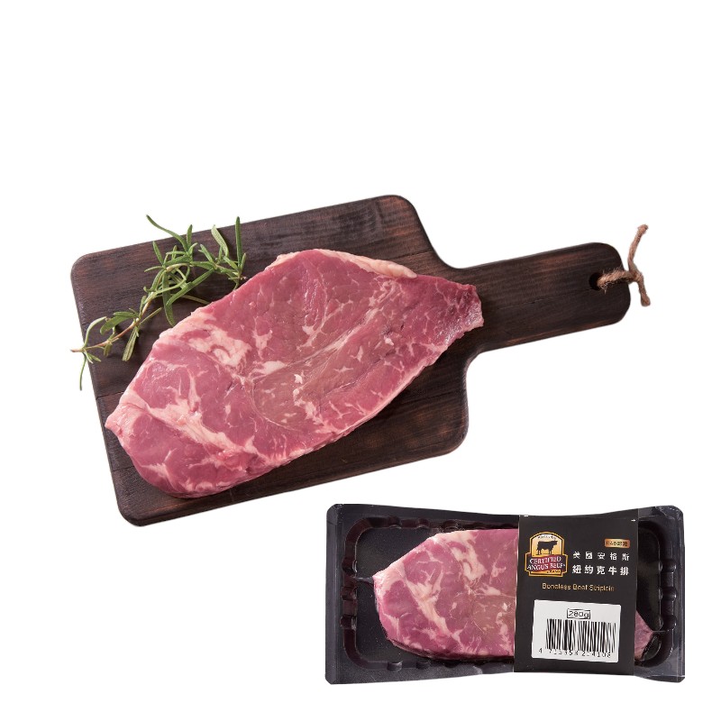 CAB冷藏美國安格斯紐約克牛排280g(貼體), , large