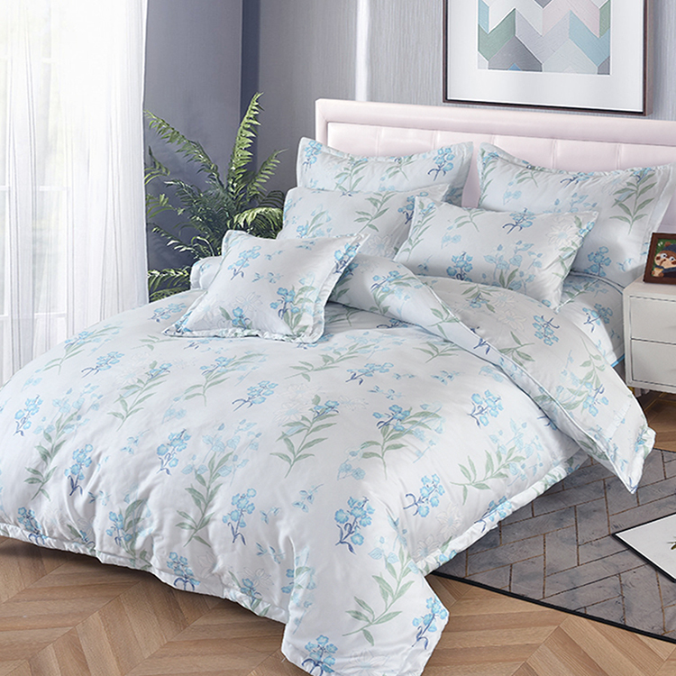 【多利寶寢具】FITNESS_100%純天絲頂級60S雙人七件式床罩組-晨曦, , large