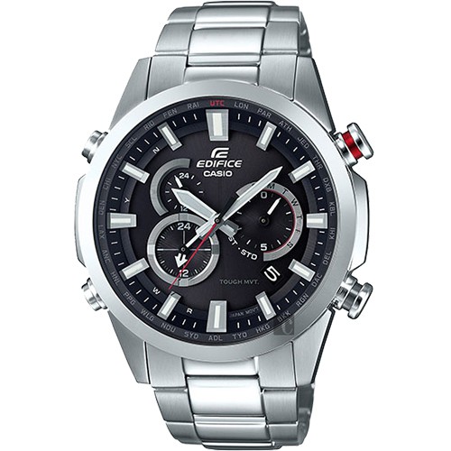 CASIO卡西歐 EDIFICE 太陽能電波賽車錶 EQW-T640YD-1A, , large
