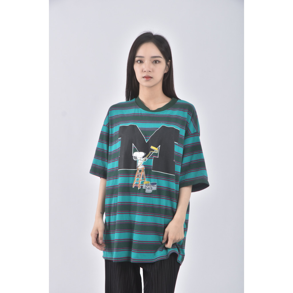 (XL) 質感史魯比綠色短袖上衣二手衣, , large
