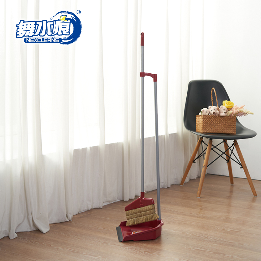 【舞水痕】RT-C1242 無塵金掃把畚斗組 掃帚 除塵 清掃, , large