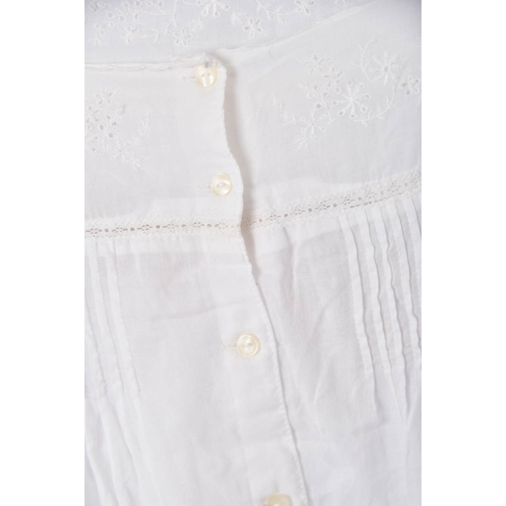 (M) selectione純棉白色長袖上衣二手衣, , large