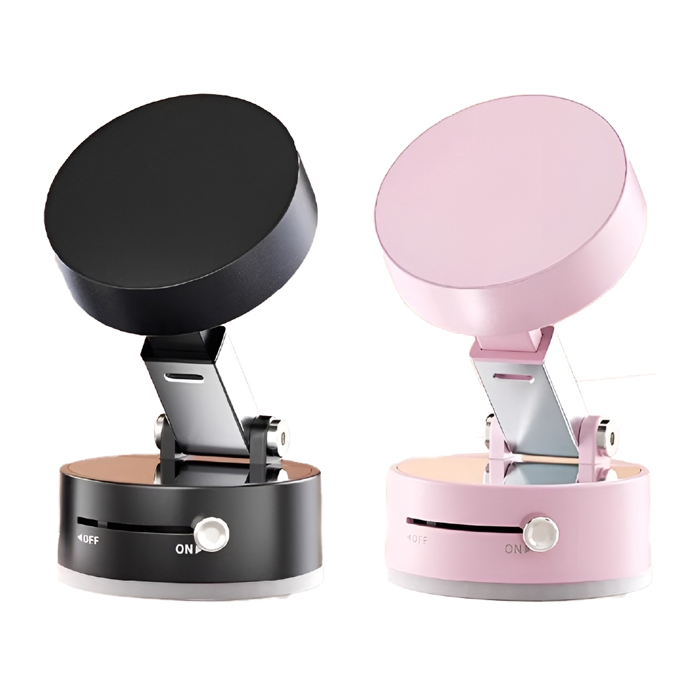 磁吸手機架 真空吸附支架 車用磁吸支架 吸盤手機架 多功能車載手機架 【Ho覓好物】磁吸真空手機架 JP4069, , large