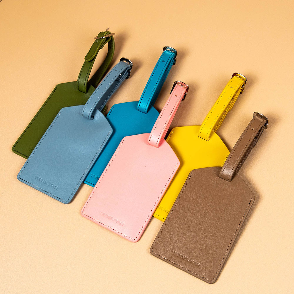 [TRAVELMAR] 隨行皮件行李吊牌-落櫻粉, , large