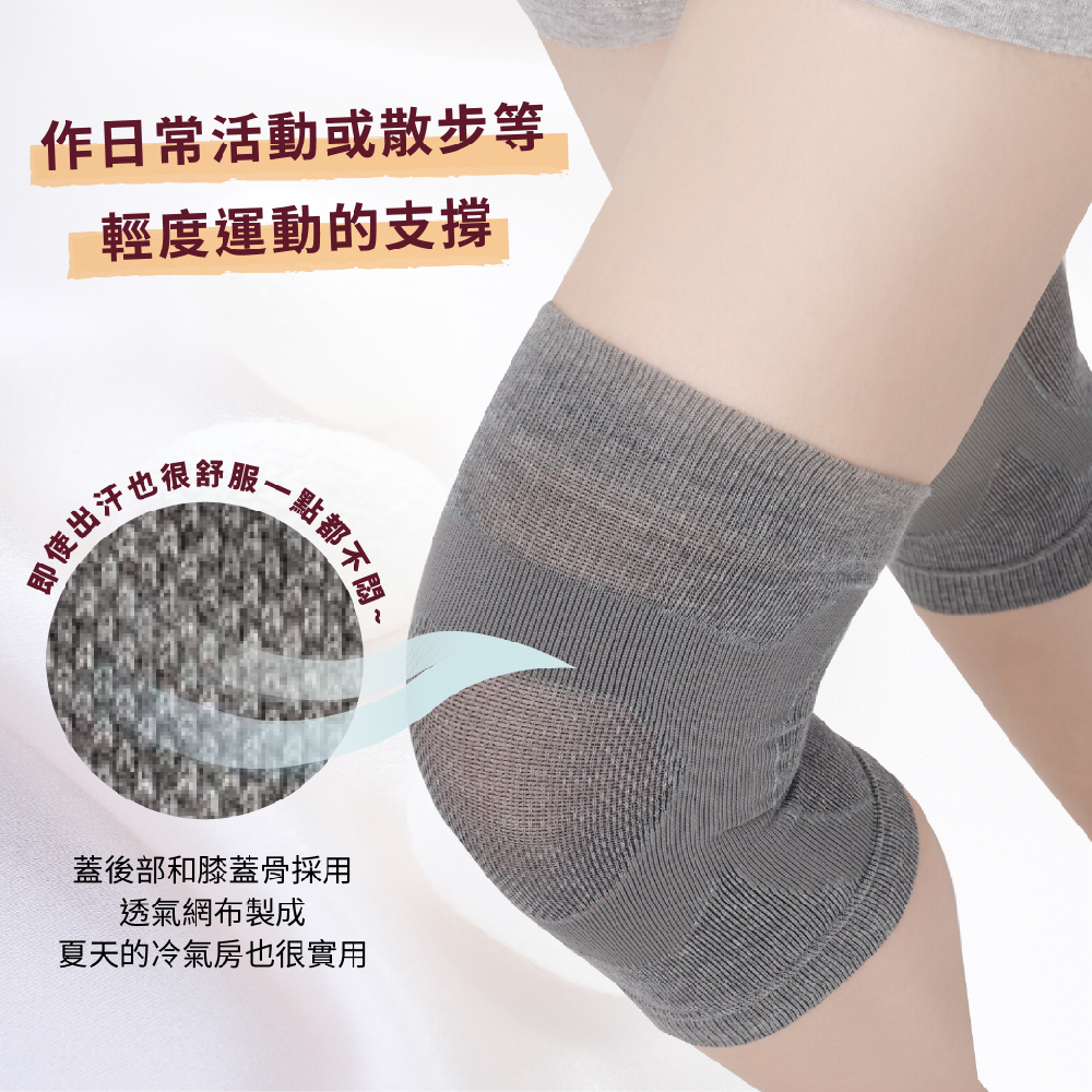 日本製【CERVIN】紅外線備長炭保暖護膝, , large