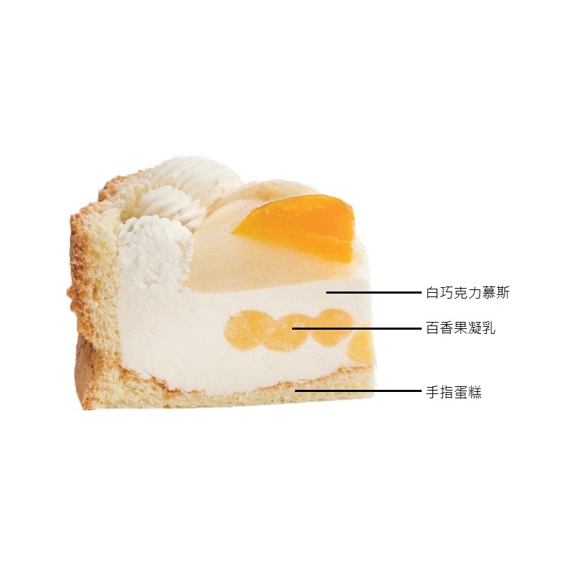 6吋百香水果夏洛特, , large