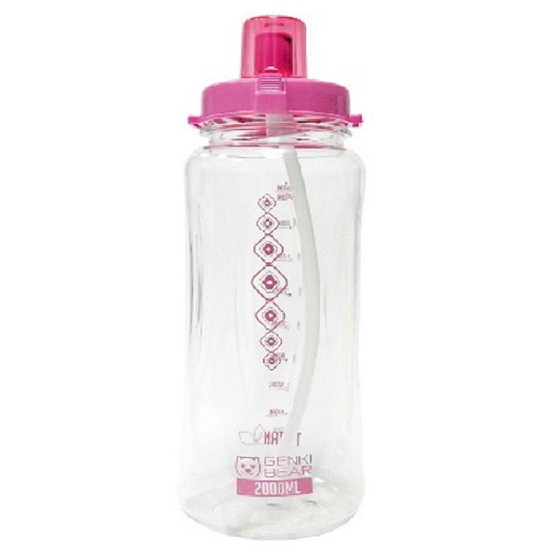 GENKI BEAR Bottle 2000ml, 粉色, large