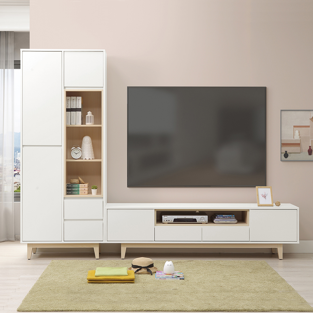 【唯熙傢俱】羅伊原木雙色6尺電視櫃, , large