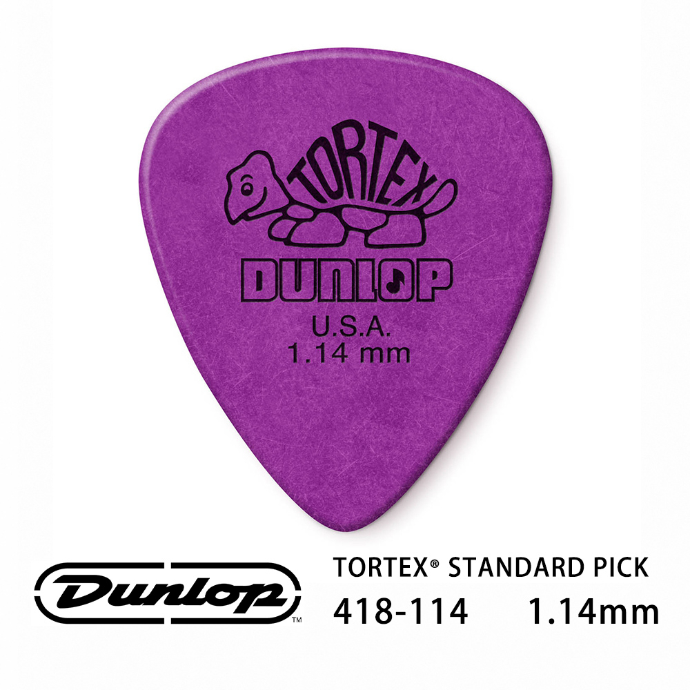 Jim Dunlop Tortex Standard 418R 1.14mm Pick (三片、十片組)【敦煌樂器】, , large