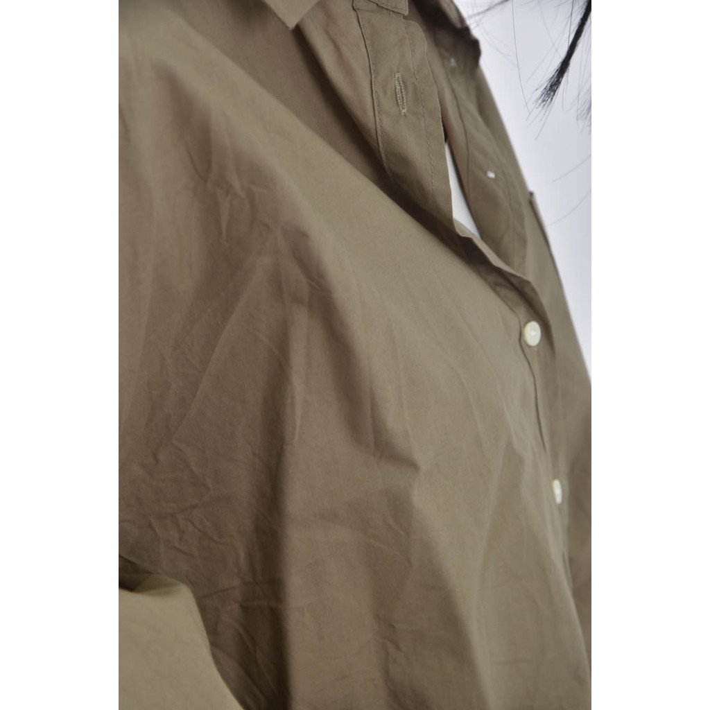 (2XL) woodsage韓牌純棉排扣綠色襯衫上衣二手衣, , large