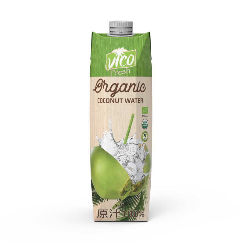 Vico fresh organic coconut water 1L, , large