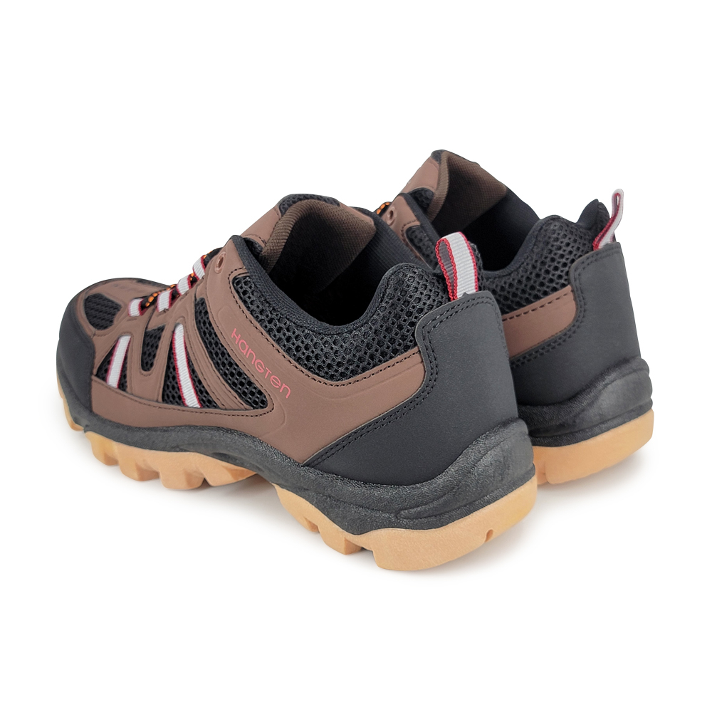 HANG TEN 戶外透氣運動鞋 男運動鞋 男鞋 慢跑鞋 健行 旅遊 吸濕 排汗 輕量 緩震 散熱 減壓 止滑 黑 藍, 咖啡,27, large