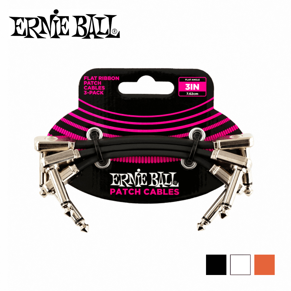 ERNIE BALL 3' Cable 3Pcs, , large
