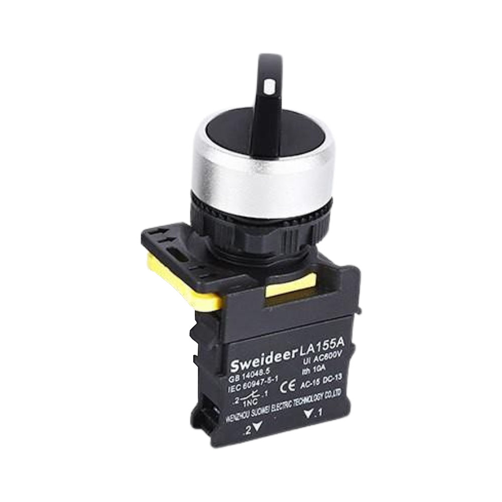 Black/Dual Selector Switch 1/NC, , large
