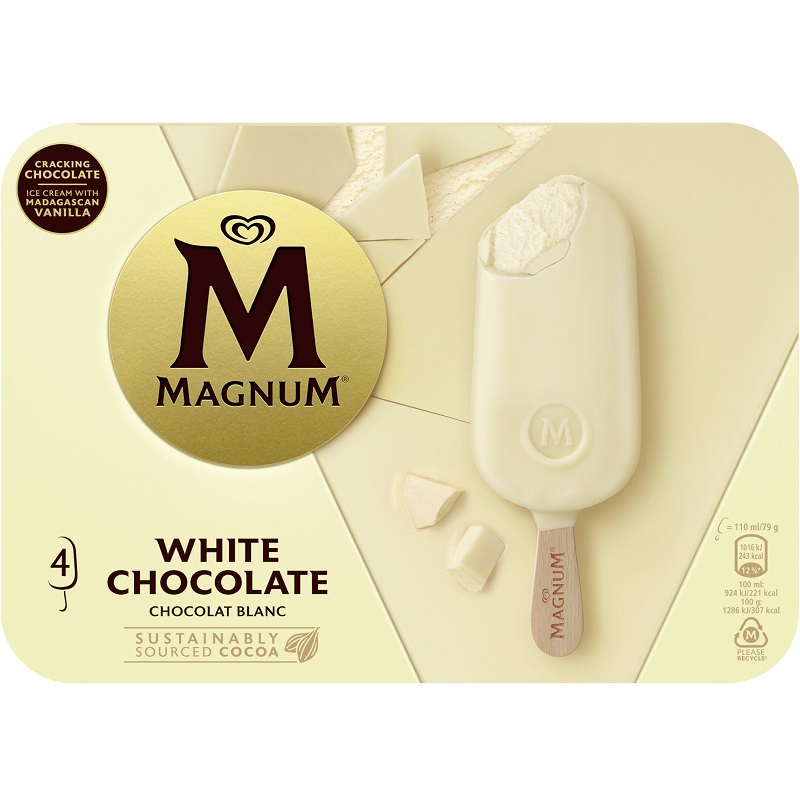 MAGNUM White Chocolate popsicle, , large