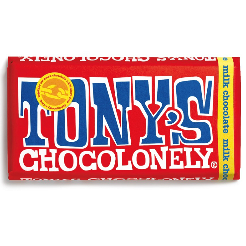 Tonys Chocolonely牛奶巧克力180g(片裝), , large