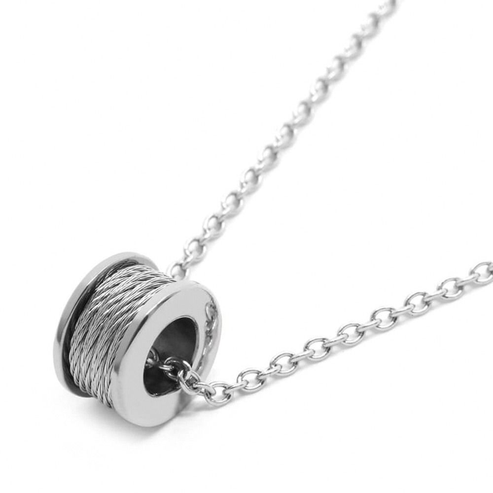 CHARRIOL 夏利豪 FOREVER 鋼索項鍊 08-101-1139-8, , large