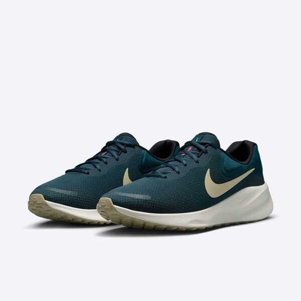 Nike Revolution 7 男 慢跑鞋 運動鞋 入門款 舒適 緩震 透氣 深綠 [FB2207-407], , large