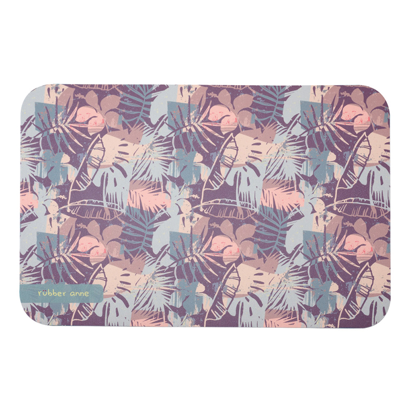 【Monster】 Soft Diatomaceous Earth Absorbent Mat – Verdant Garden (60x40cm) – Spring Haze