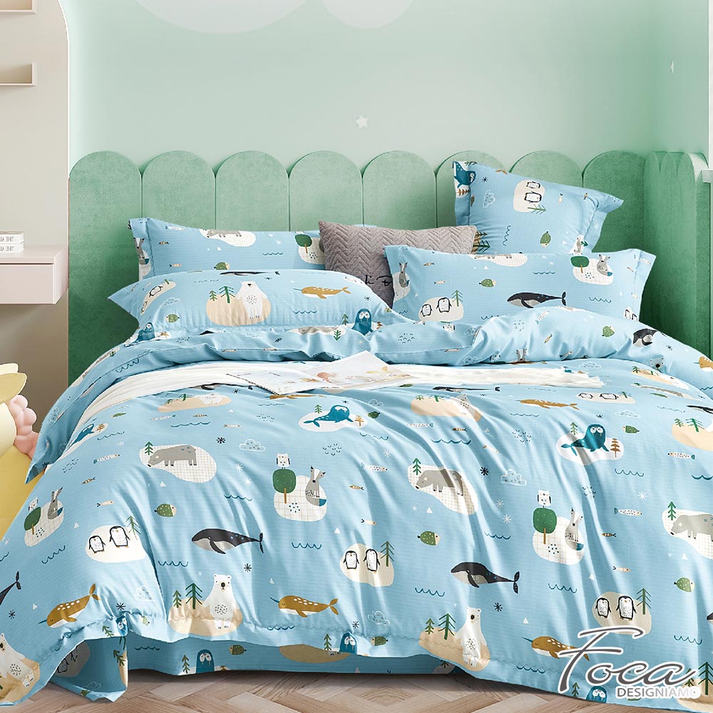 【FOCA】Waltz of Love | Patented Moisture-Wicking Lyocell Six-Piece Quilted Duvet Cover Set - Double, , large
