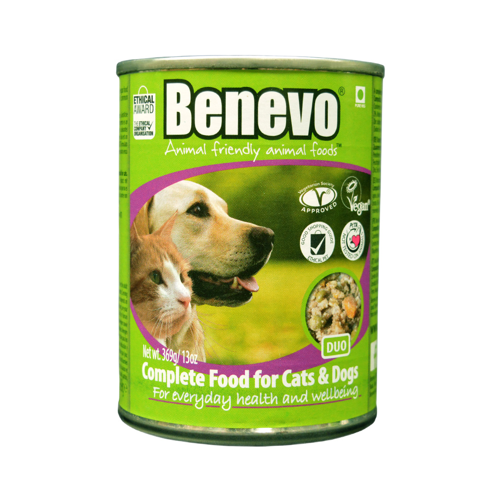 【倆寶貝精品館】Benevo倍樂福 英國素食認證犬貓主食罐頭354g (班尼佛)ｘ2入, , large