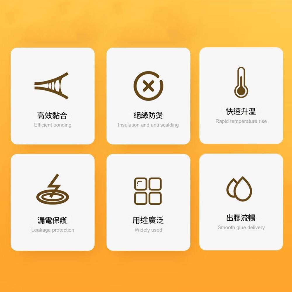 雙溫60/100W熱熔膠槍110V(台規), , large