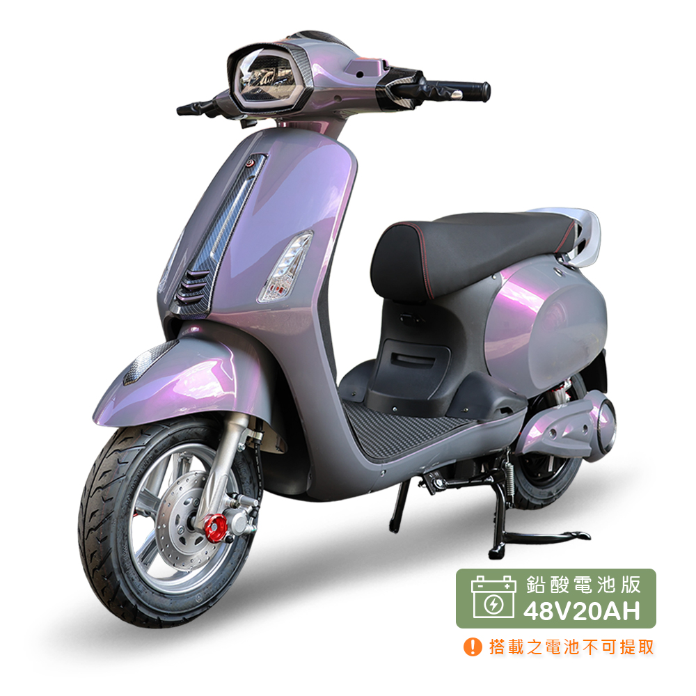 【向銓】 Mini Hero 微型電動二輪車 PEG-082 /鑛達 小偉士 電幻紫 (鉛酸電池版/電動自行車), , large