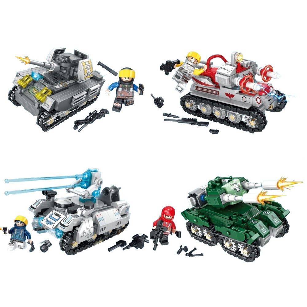 [積木共和國] 【LWCK樂玩劍客】90078 盛世強軍 一套四款販售(益智拼裝積木)