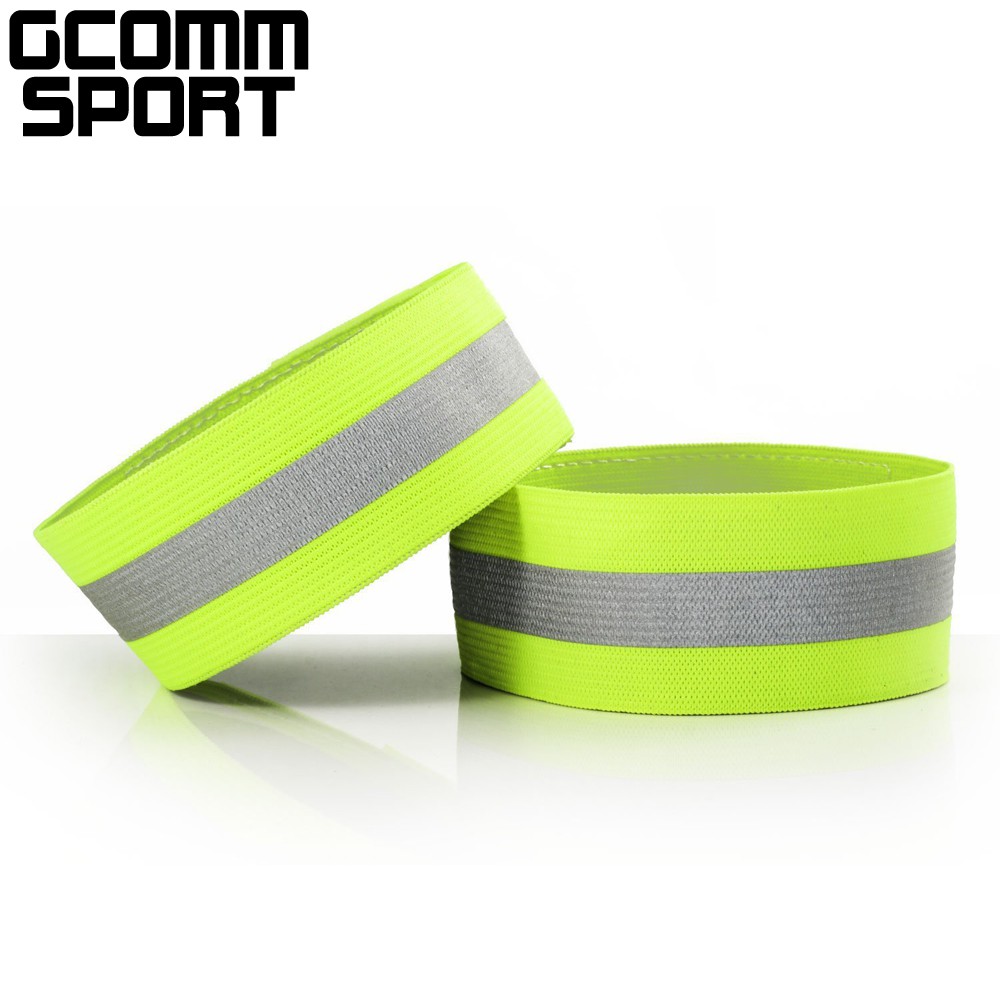 GCOMM SPORT 多用途運動高反光手環腳環 反光綠, , large