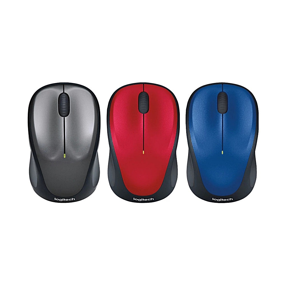 【 Logitech 羅技 】M235n 紅色 舒適手感 無線 滑鼠, , large