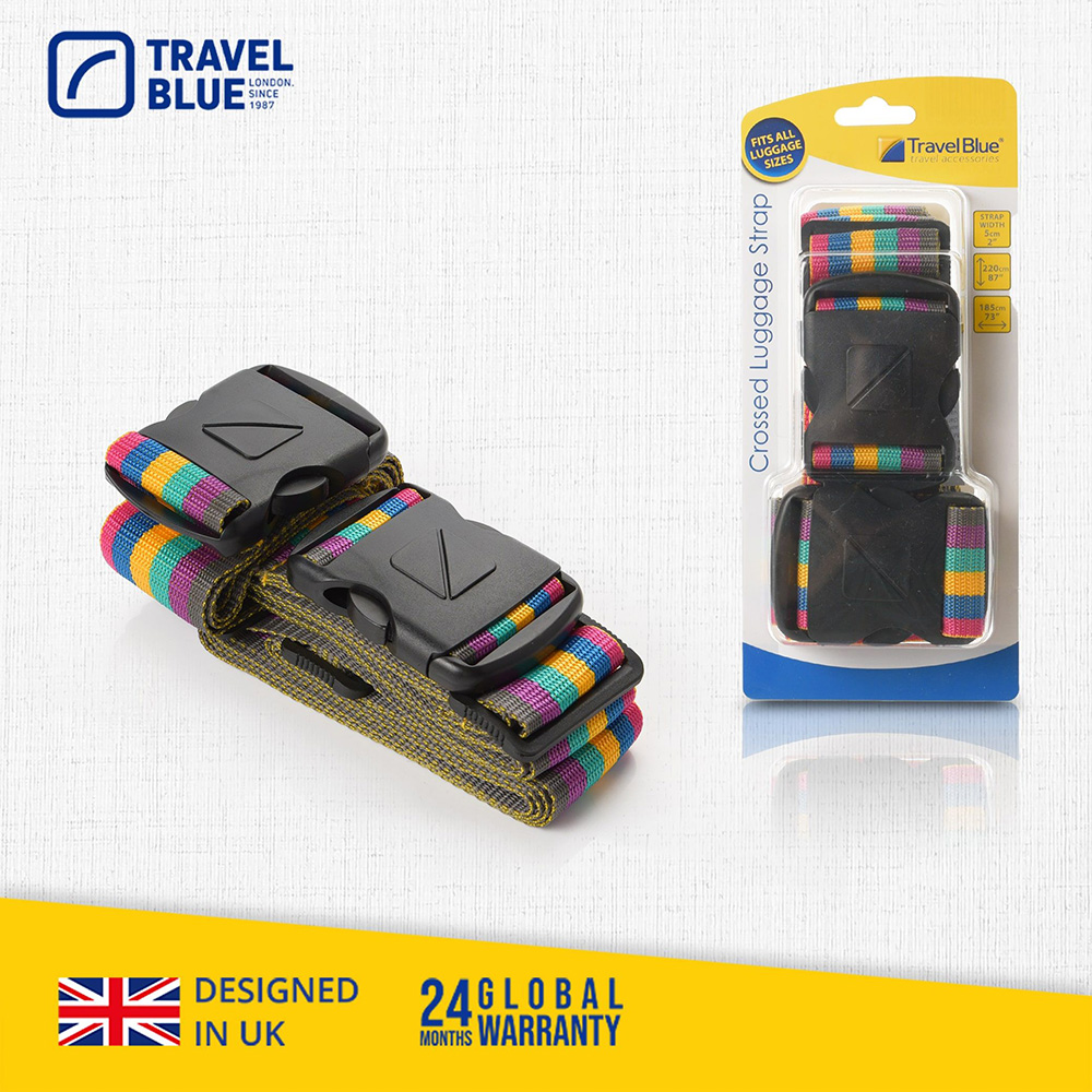 TB042 Crossed Luggage Strap, , large