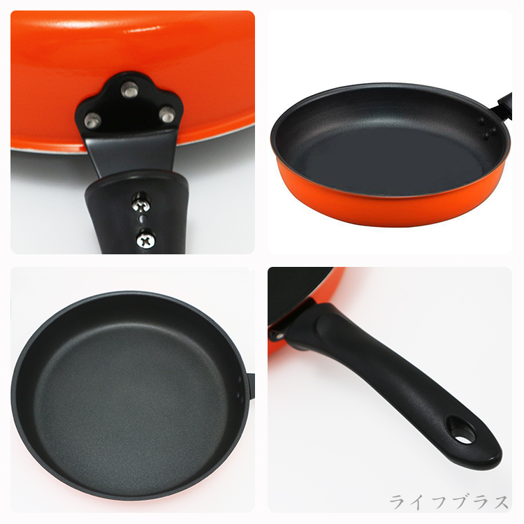 巧藝鍋航鈦備長炭遠紅外線不沾平底鍋-32cm-無蓋-2支, , large