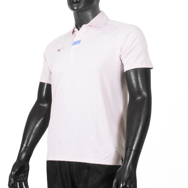 Mizuno 男 短袖 POLO衫 運動 休閒 抗紫外線 抗菌 彈性 舒適 美津濃 燕麥白 [32TAB01602], , large