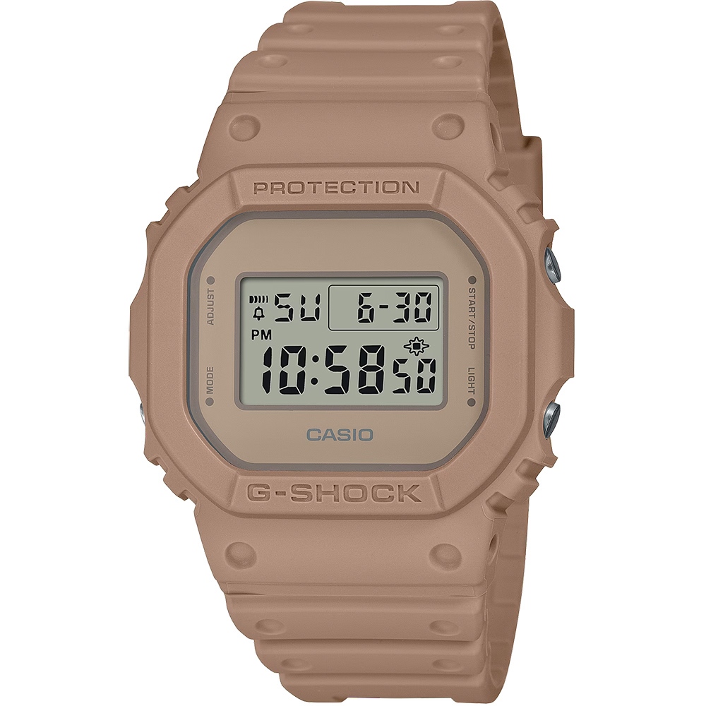 CASIO 卡西歐 G-SHOCK 大地色系手錶 DW-5600NC-5