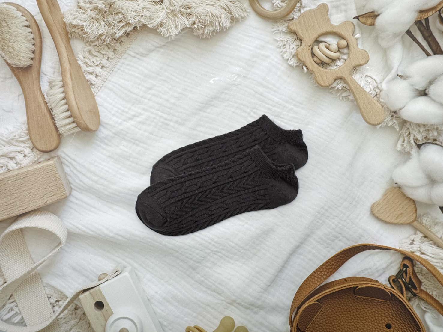 【RUNWAY】《RUNWAY SOCKS》Japanese/Korean Style Candy Socks – 22 Colors, Double Cylinder No-Show Socks – Dark Gray Limited Quantity – While Supplies Last, , large