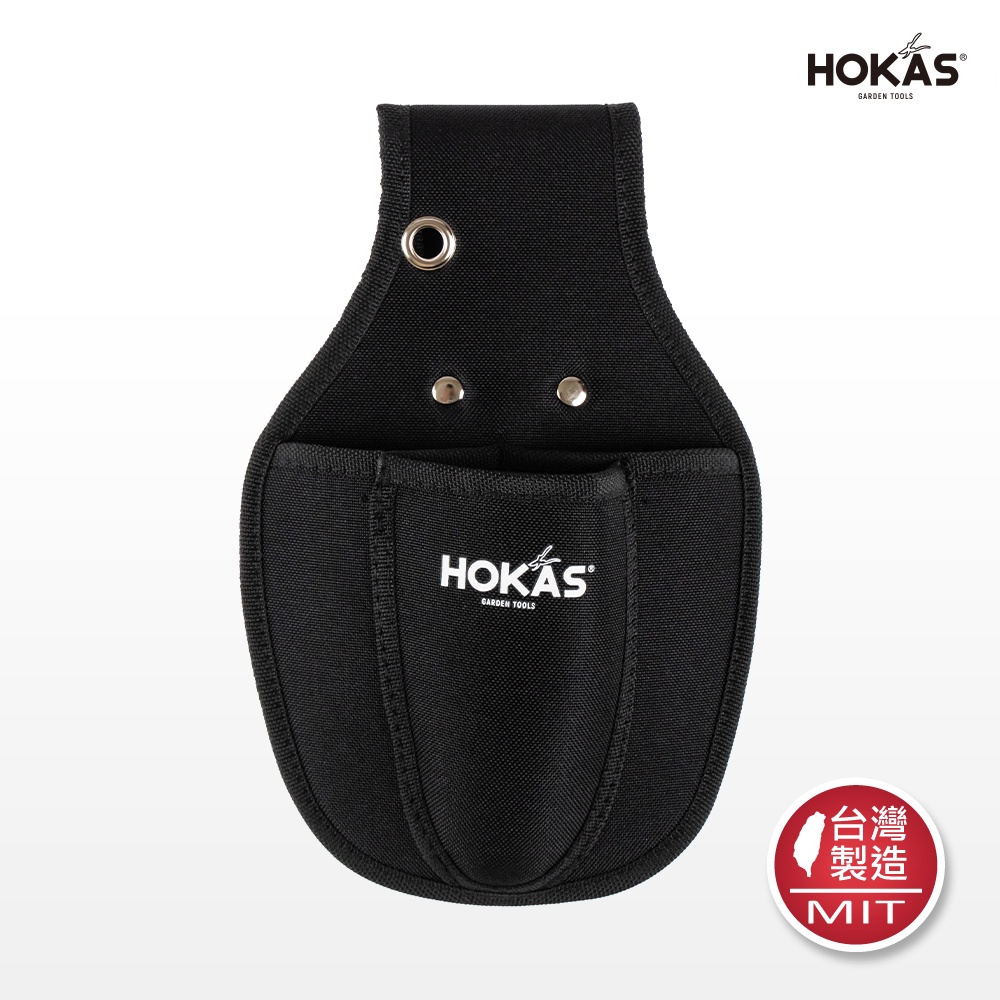 【HOKAS】S414三入工具袋 (剪定鋏 花剪 修枝剪刀 收納套 工具袋 工具套 腰包 加厚帆布 水電腰包), , large