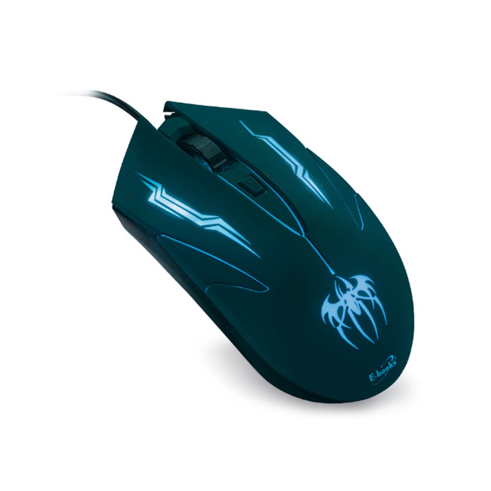 E-BOOKS M70 電競RGB炫光靜音滑鼠 三段DPI調整 人體工學設計 有線操作順暢, , large