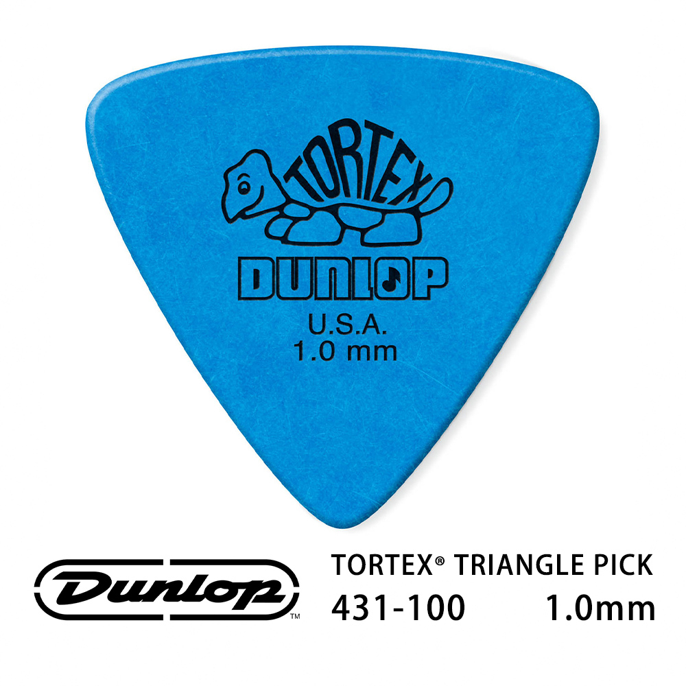 Jim Dunlop Tortex Triangle 431R 1.0mm Pick (三片、十片組)【敦煌樂器】, , large