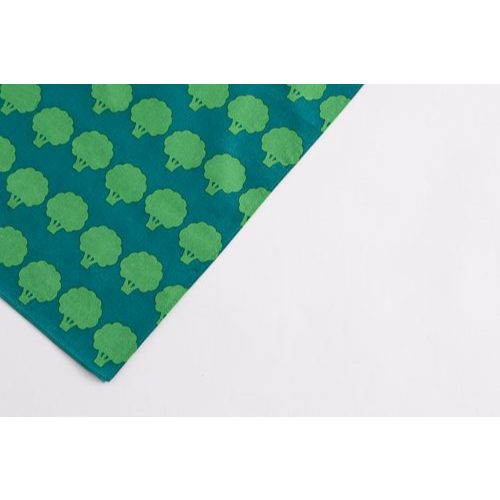 日本製 KAMAWANU Furoshiki 風呂敷/包袱布 全棉 方巾 多功能手帕 50x50 cm (綠色花椰菜), , large