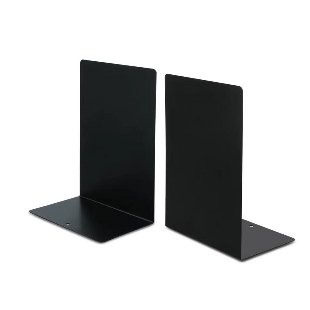 【龍品文創】力大 02620 極簡約書擋 1付 -黑, , large