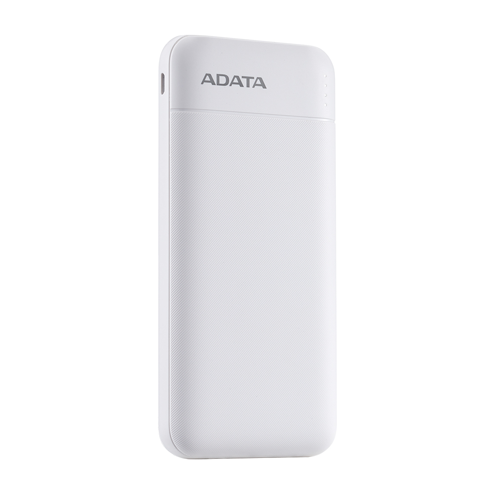 【ADATA 威剛】C100 白色 行動電源 10000mAh QC/PD 快充 薄型行動電源, , large